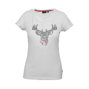 Hirsch Glitzer T-Shirt