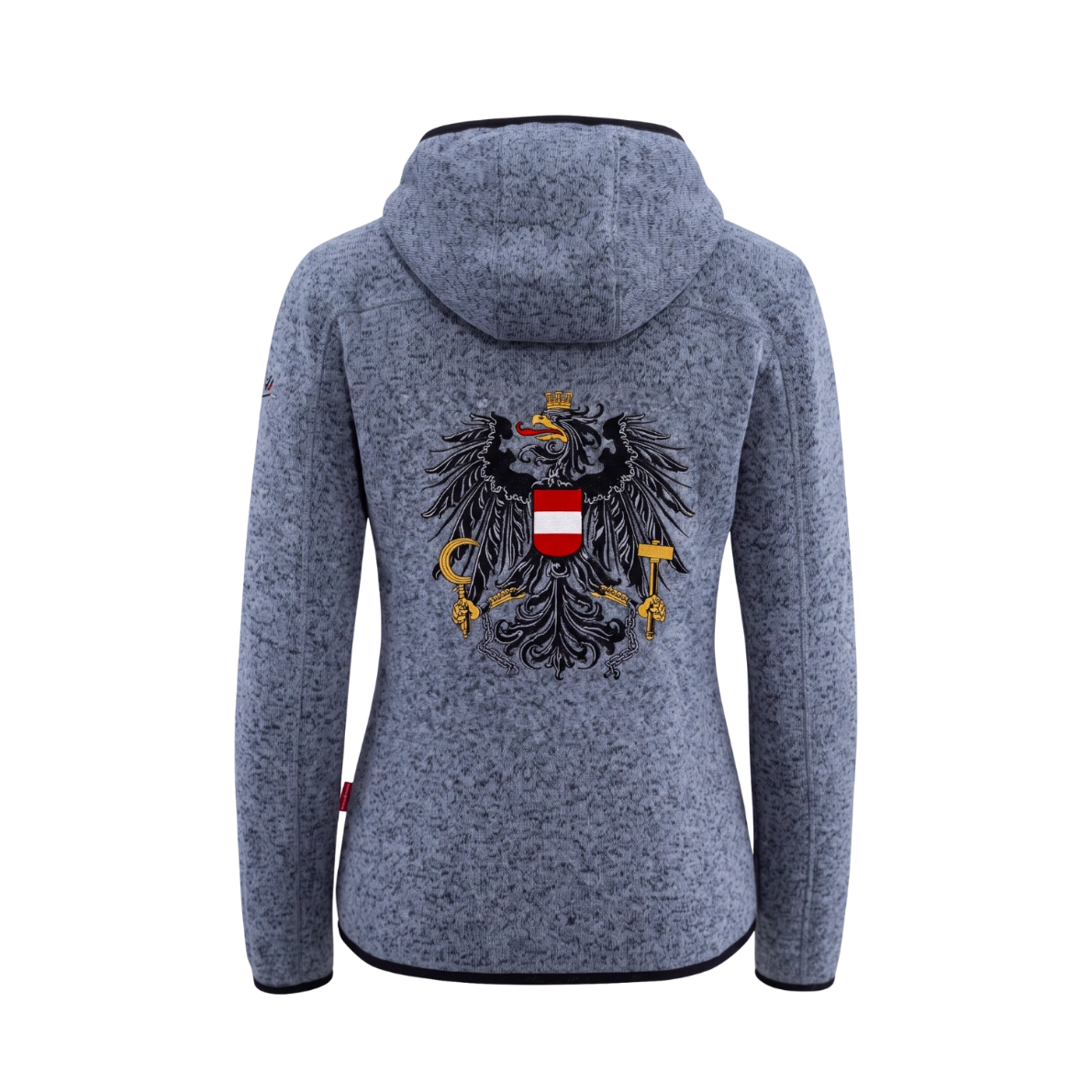 LIMITIERTE Österreich Adler Kultjacke mit Kapuze - Granitblau