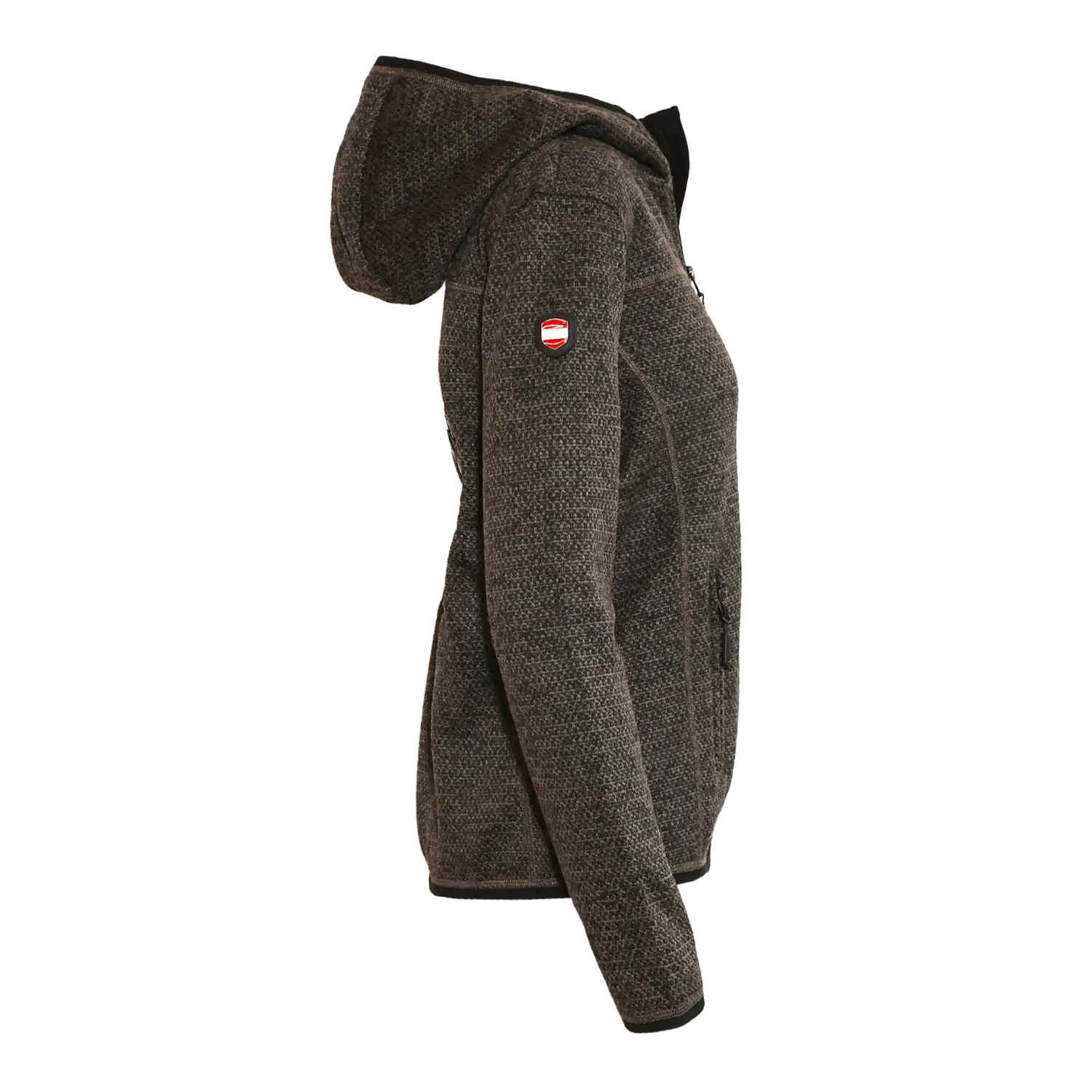 Österreich Kultjacke mit Kapuze - Strickoptik