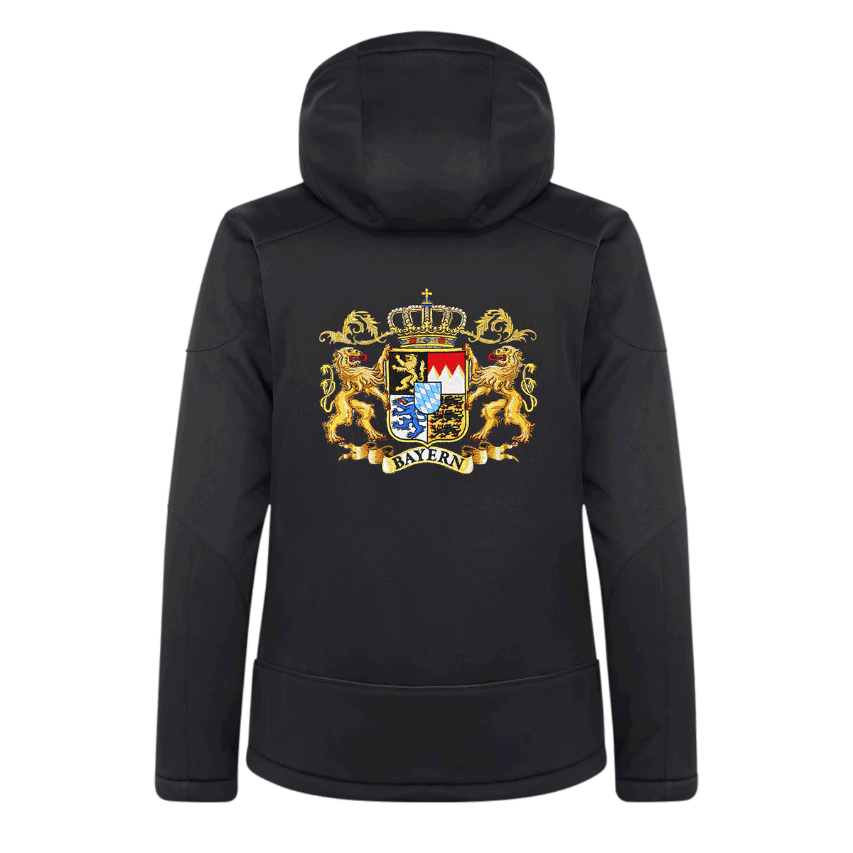 Damen Skijacke schwarz Bayern Stickerei