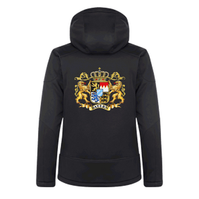 Damen Skijacke schwarz Bayern Stickerei