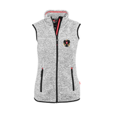 Damen Strickfleece Gilet hellgrau Österreich Adler #Farbe_Hellgrau