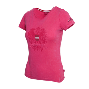 Damen T-Shirt Austrian Girl pink