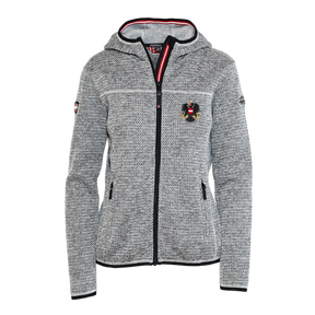 Österreich Kultjacke mit Kapuze - Strickoptik