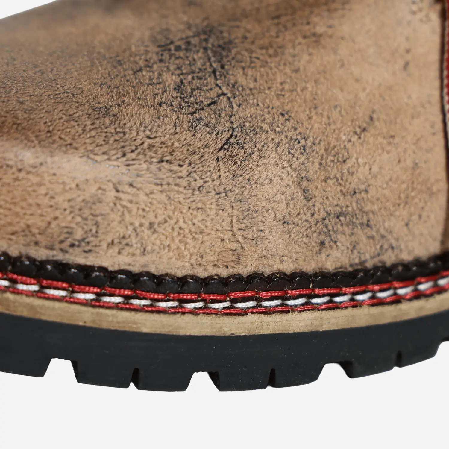 Detail Naht Trachten Schuhe