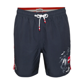 Dunkelblaue Badeshorts Österreich Adler Herren