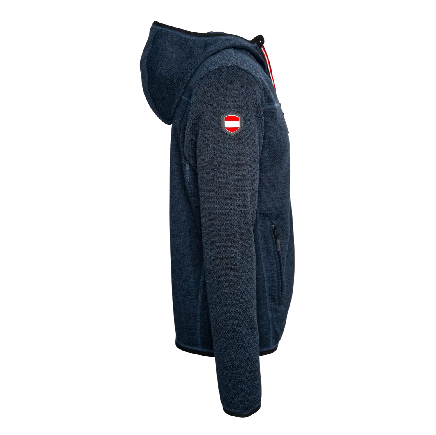 Österreich Kultjacke mit Kapuze - Strickoptik