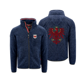 Dunkelblaue Strickfleece Jacke Tirol Adler Herren #Farbe_Dunkelblau