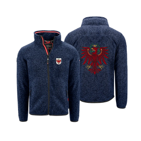 Tirol Kultjacke ohne Kapuze - Dunkelblau