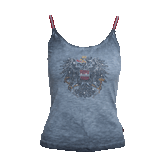 Dunkelblaues Österreich Glitzer Tanktop