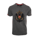 Dunkelgraues Vintage T-Shirt für Herren Adler