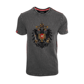 Dunkelgraues Vintage T-Shirt für Herren Adler