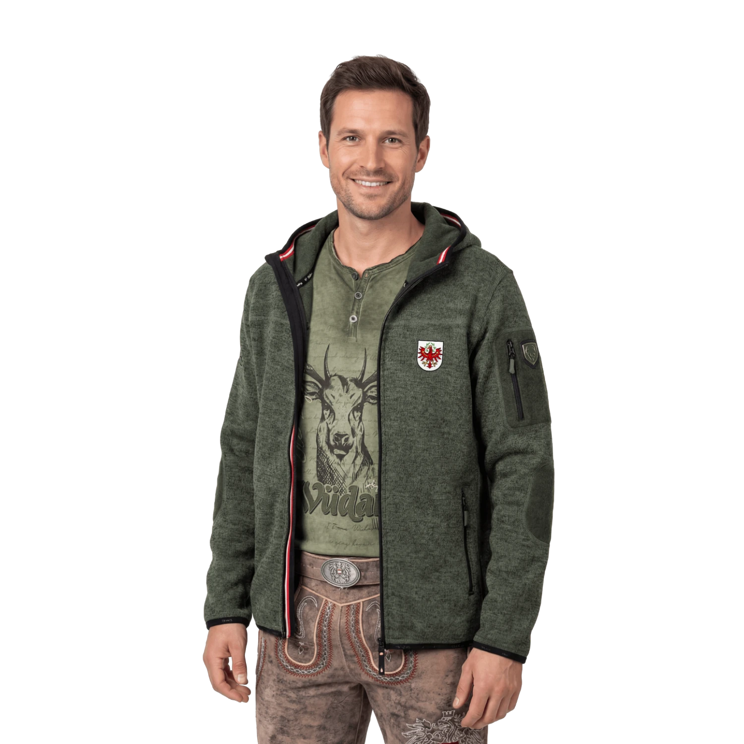 Tirol Kultjacke mit Kapuze - Das Original