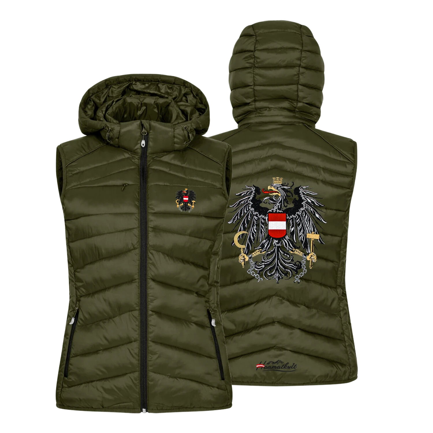 Österreich Adler Gilet - Wattiert