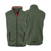 Dunkelgrünes Fleece Gilet Österreich Herren #Farbe_Dunkelgrün