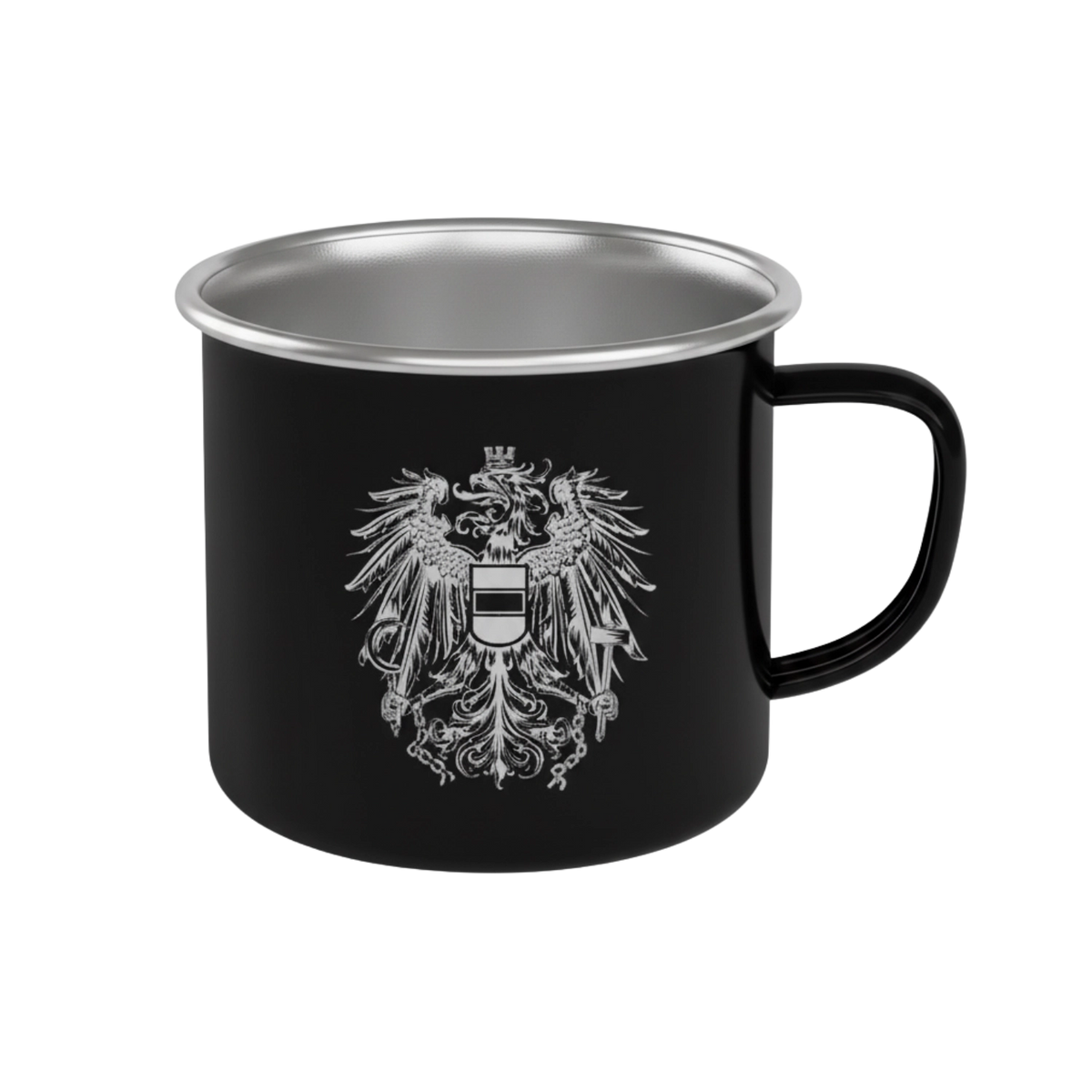 Edelstahl Tasse Österreich Adler