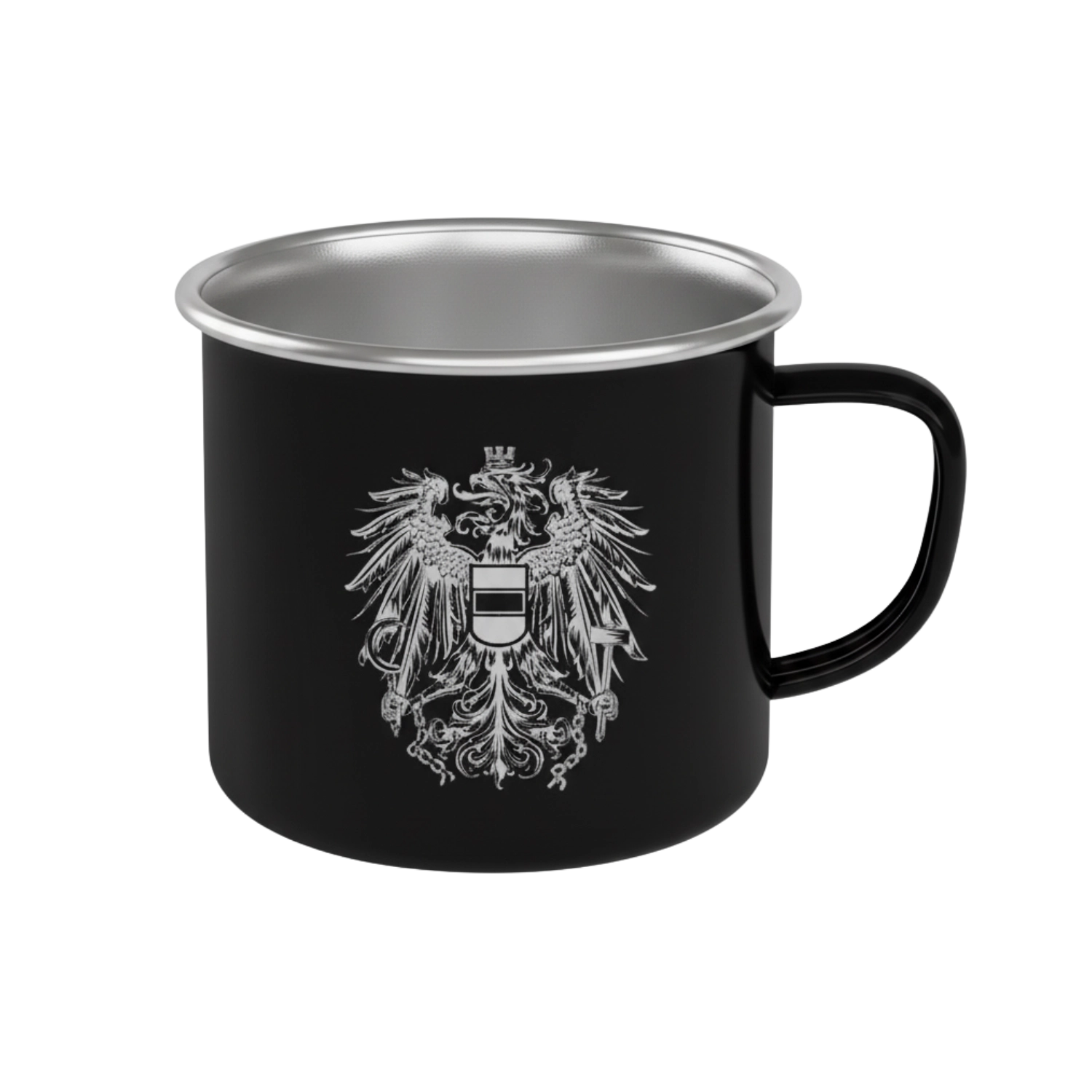 Edelstahl Tasse Österreich Adler