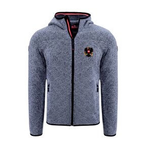 LIMITIERTE Österreich Adler Kultjacke mit Kapuze - Granitblau