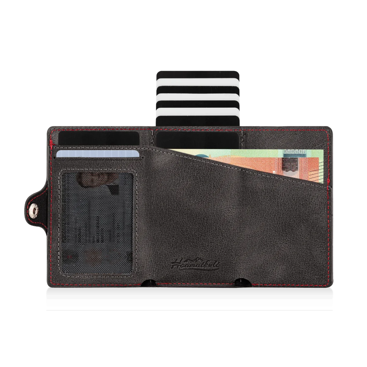 Adler Smart Wallet mit Karten-Pop-Up Funktion aus Echtleder - TIROL