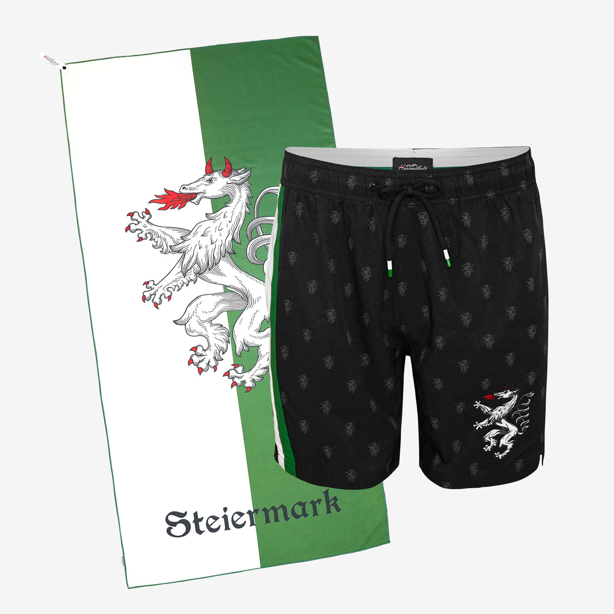 Geschenkpaket Badehose Badetuch Steiermark #Farbe_Steiermark