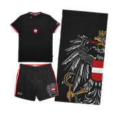 Geschenkpaket Badehose Badetuch T-Shirt schwarz Herren #Farbe_Schwarz