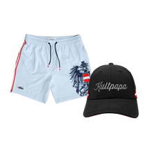 Geschenkpaket Badehose hellblau Kultpapa Cap #Farbe_Hellblau