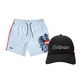 Geschenkpaket Vatertag - Badehose und Kultpapa Cap