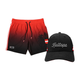 Geschenkpaket Badehose rot Kultopa Cap #Farbe_Rot/Schwarz