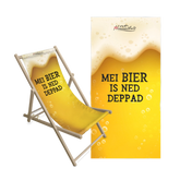 Geschenkpaket Bier Liegestuhl Badetuch