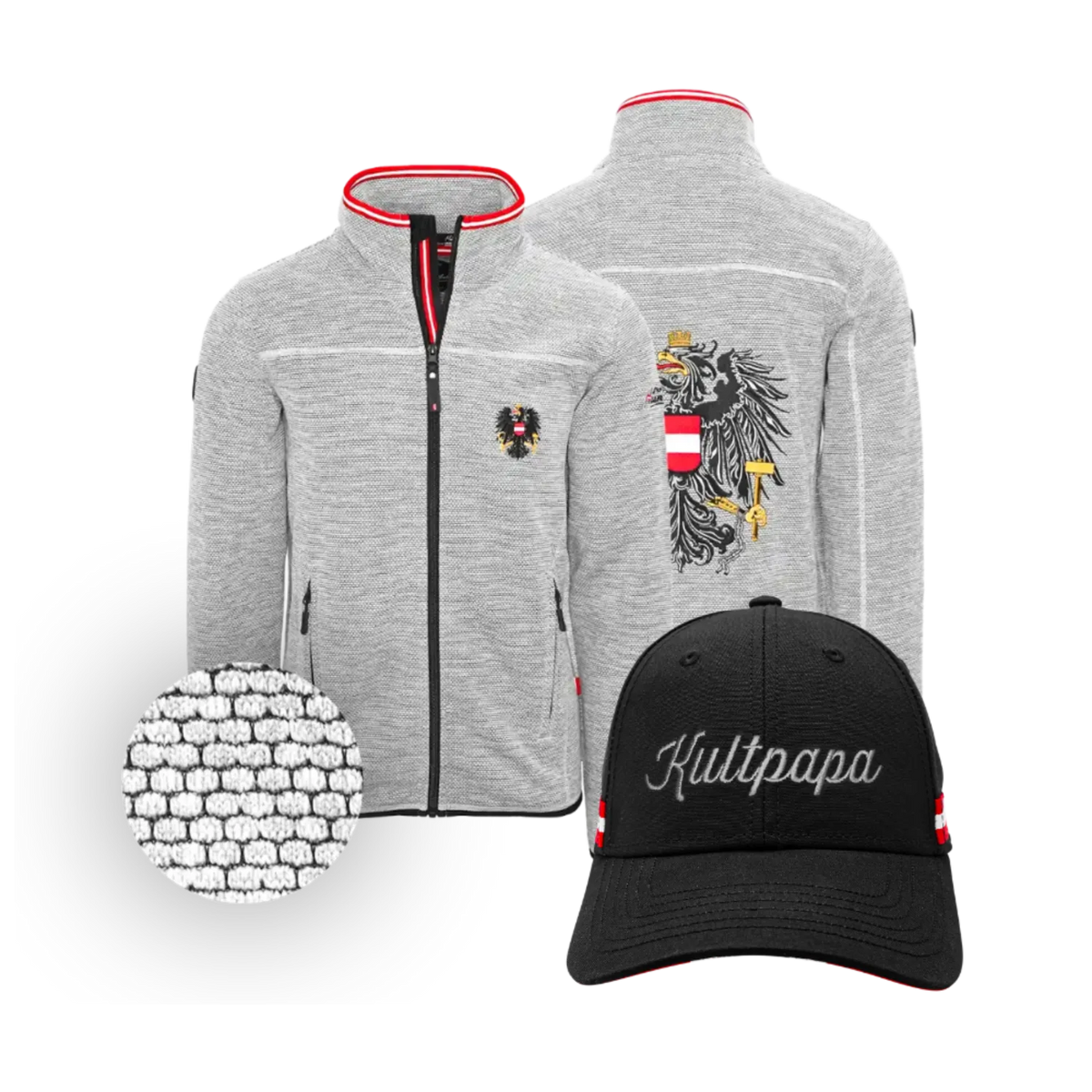 Geschenkpaket Dobby Jacke ohne Kapuze Kultpapa Cap #Auswahl_Ohne Kapuze