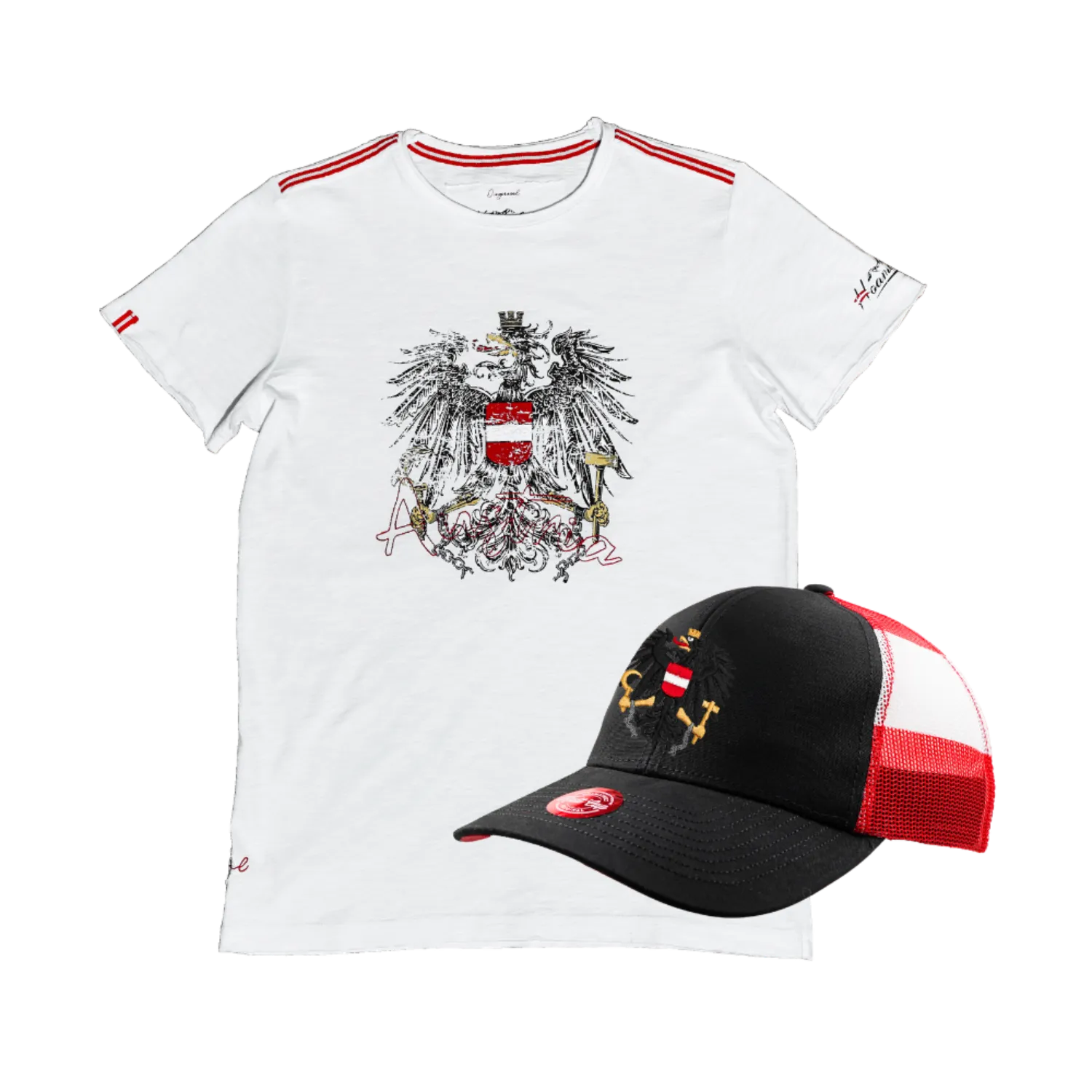 Geschenkpaket Flammgarn Shirt Trucker Cap