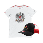 Geschenkpaket Flammgarn Shirt Trucker Cap