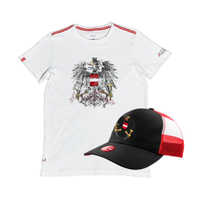 Geschenkpaket Flammgarn Shirt Trucker Cap