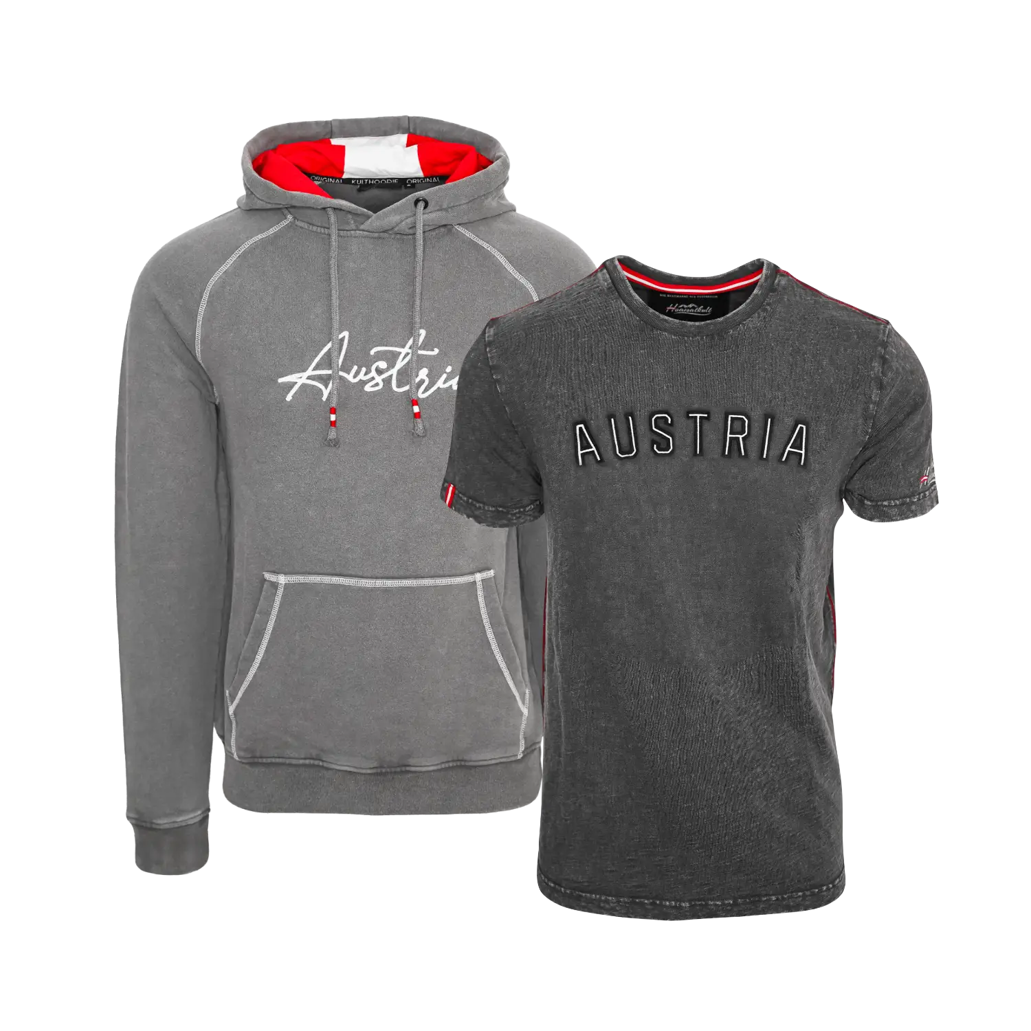 Geschenkpaket Weihnachten - Austria Hoodie & Austria T-Shirt