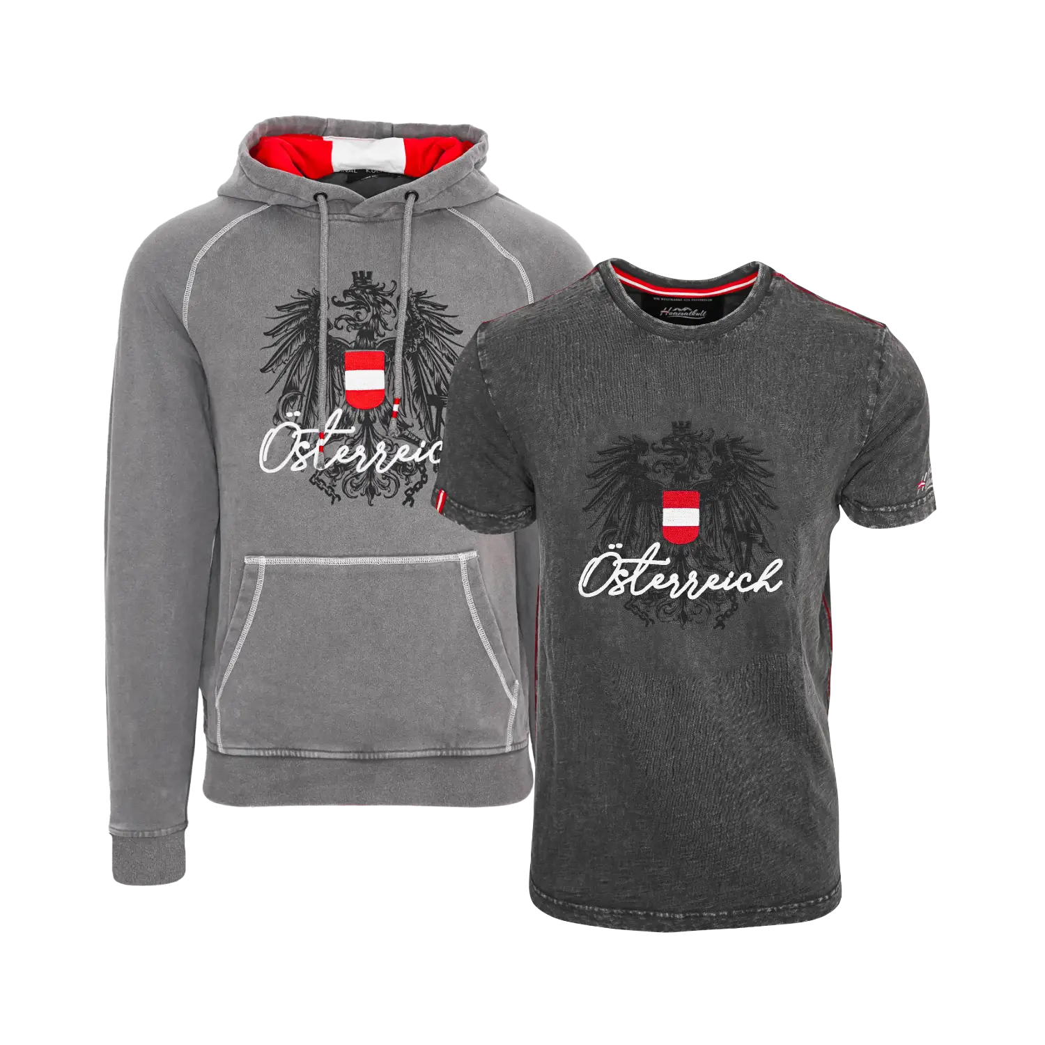 Geschenkpaket Weihnachten - Österreich Hoodie & Österreich T-Shirt