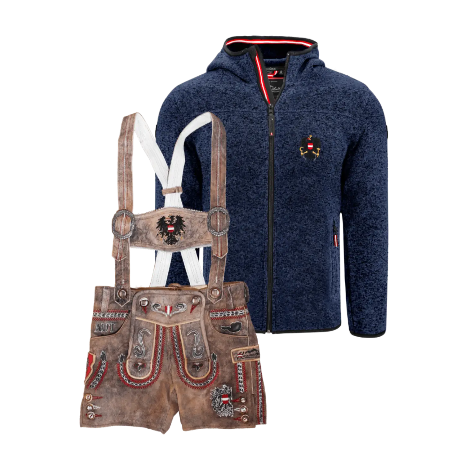 Geschenkpaket Ostern - Kinder Kultjacke und Kinder Lederhose