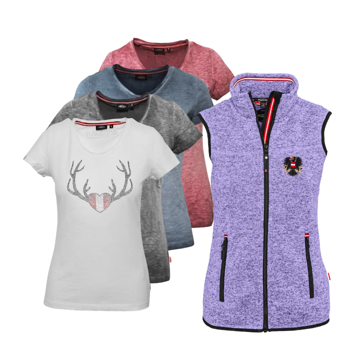 Geschenkpaket Kultgilet lila Glitzer Shirt #Farbe_Lila