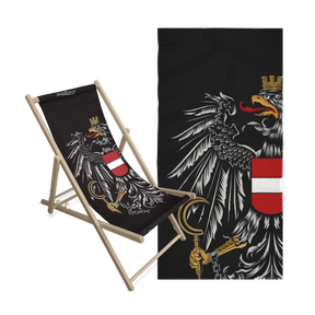 Geschenkpaket Österreich Liegestuhl Badetuch
