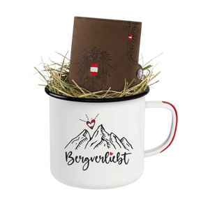 Geschenkpaket Ostern Bergverliebt Tasse Slim Wallet