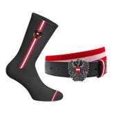 Geschenkpaket Vatertag - Gürtel & Socken