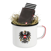 Geschenkpaket Adler Tasse Smart Wallet #Farbe_Schwarz_Leder