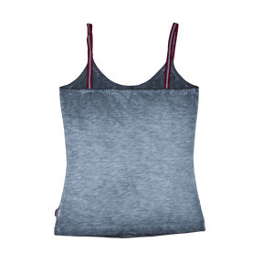 Glitzer Top Granitblau