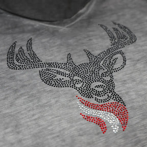 Hirsch Glitzer T-Shirt