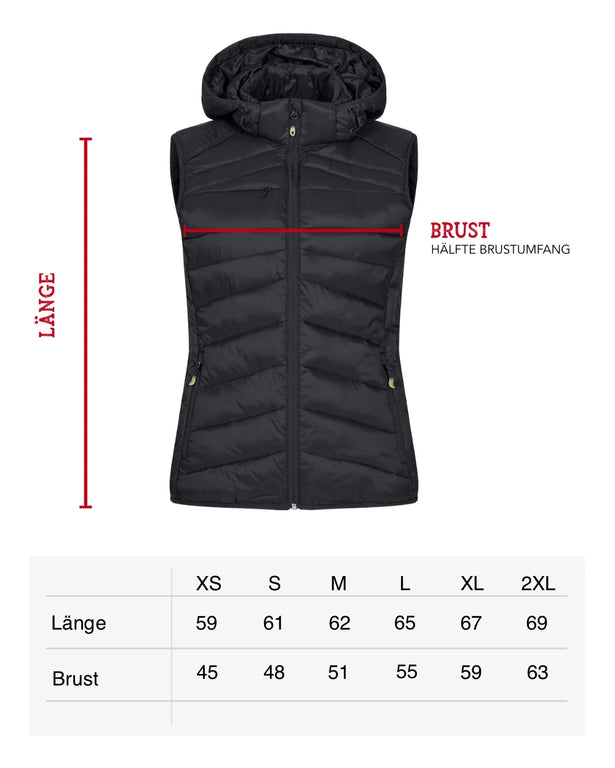 Austrian Girl Gilet - Wattiert