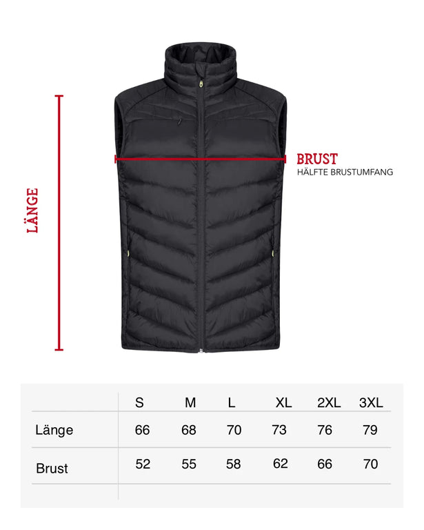 Berg Austria Gilet - Wattiert