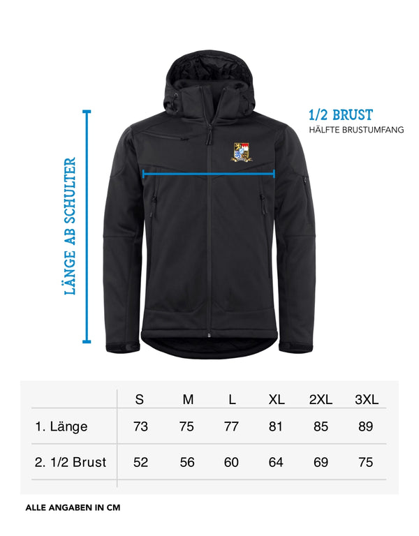 Bayern Ski & Winterjacke - Schwarz