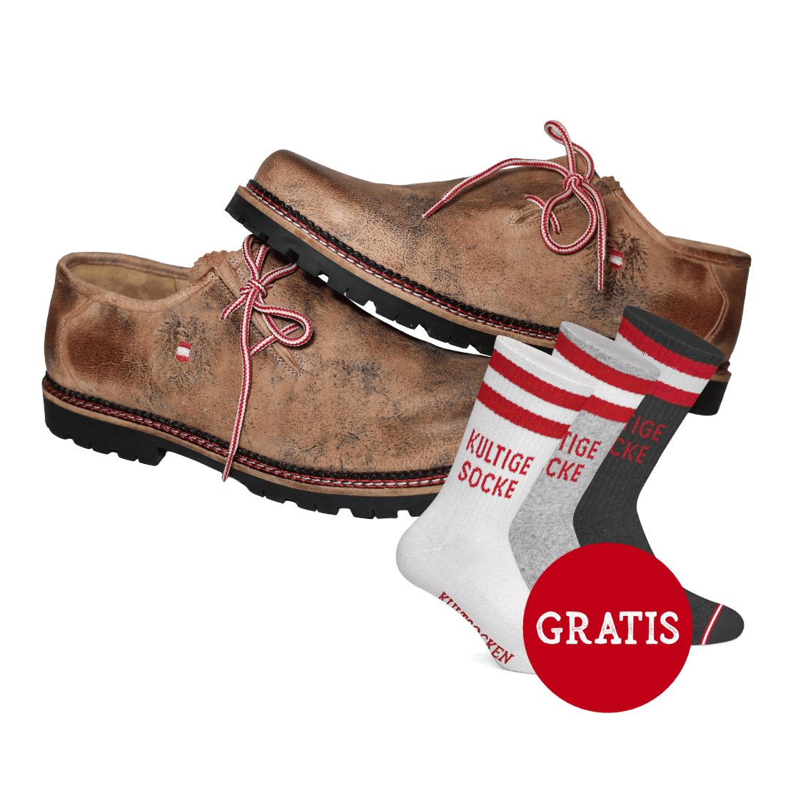 Haferl Trachten Schuhe mit gratis Socken
