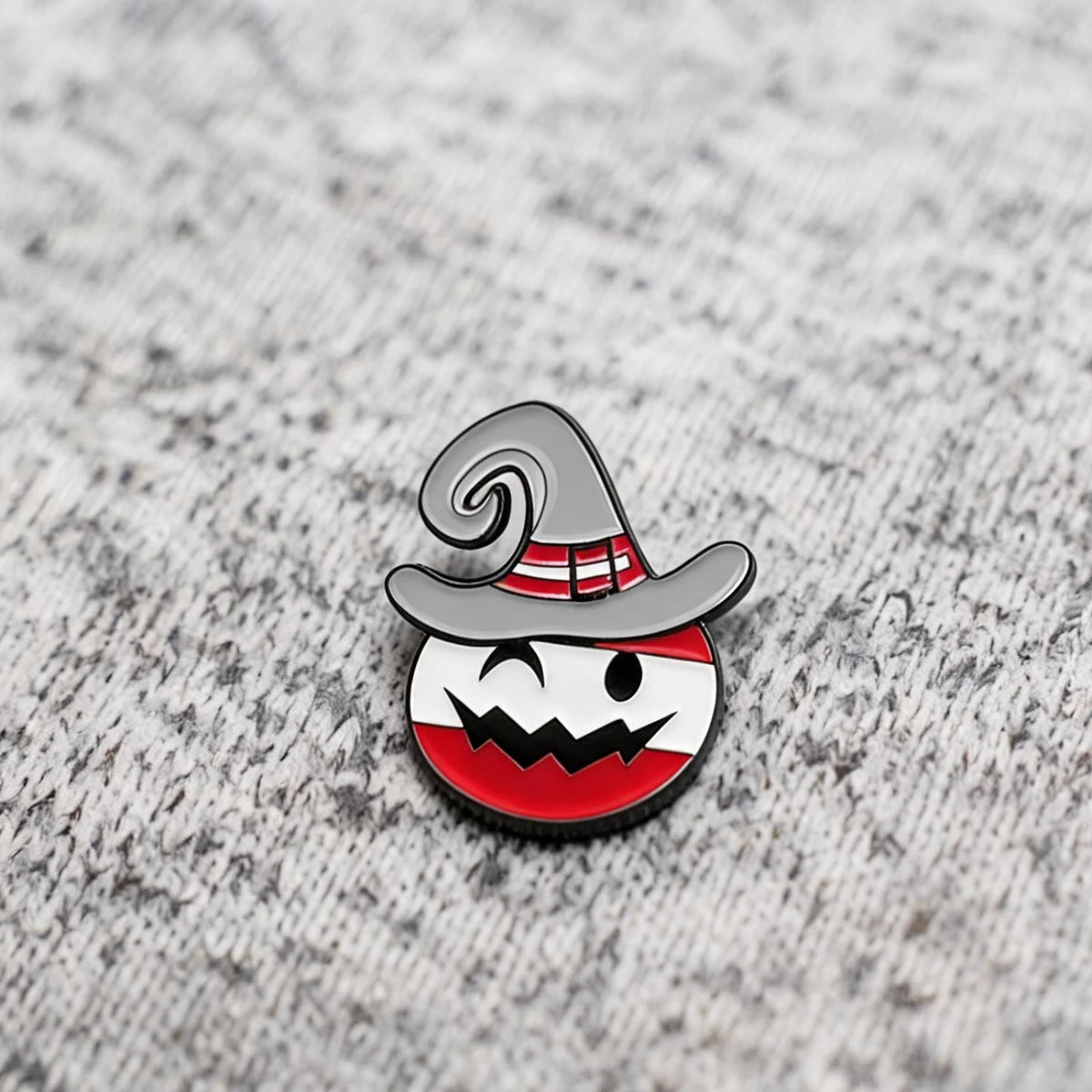 Halloween Kult Smiley Anstecknadel