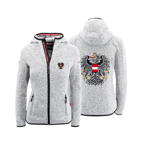 Hellgraue Damen Kultjacke Österreich Adler