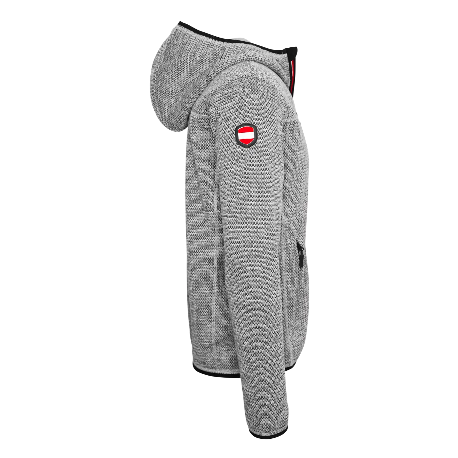 Österreich Kultjacke mit Kapuze - Strickoptik